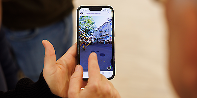 bild på en mobiltelefon